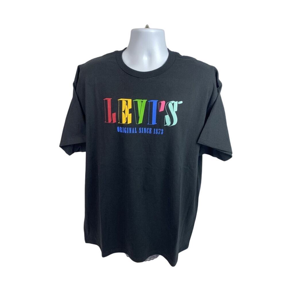 Men's Levi's Strauss & Co rainbow Short Sleeve T-Shirt Size L - Picture 4 of 4